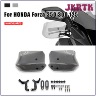 JKRTK สำหรับ HONDA Forza 350 Forza 300 Forza 125 NSS350อุปกรณ์เสริมรถจักรยานยนต์ป้องกันมือเครื่องป้องกันป้องกันมือกระจกหน้ารถ2018-2023 HRTWR