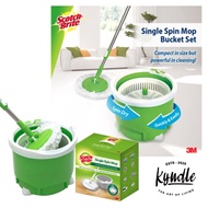 3M Scotch-Brite™ Single Spin Mop Bucket Set | Refill