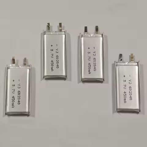 3.7V 450mAh 602040 Polymer Battery Li Po Lithium Batteries for DVR GPS Car Recorder Game Console LED