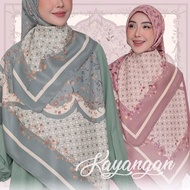 Bawal Cotton Satin Emboss Senang Bentuk by Hijab Galeria | Bawal Cotton Satin Bidang 60  Labuh
