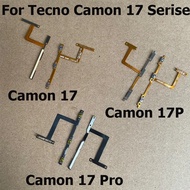 For Tecno Camon 17 Power On Off Volume Up Down Button Mute Key Switch Flex Cable For Camon 17 17P Pr