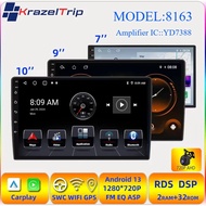 2Din android 13 Universal 8163 Car Radio Android Auto Carplay Multimedia Player Head Unit GPS for Ki