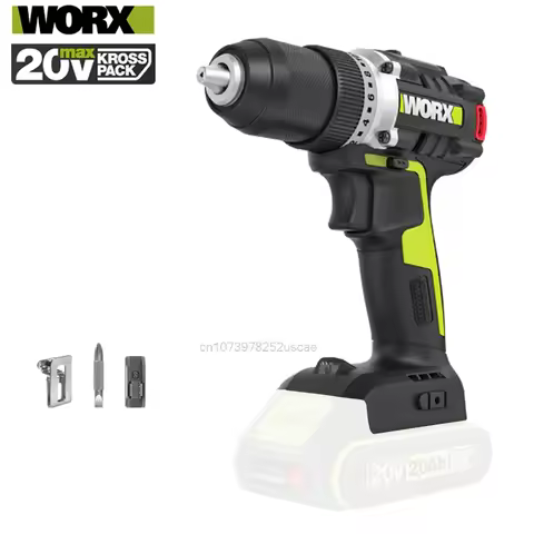 Worx WU182X Wireless screwdriver Dual Speed Drill Rechargeable Brushless 20v 70Nm 2300rpm 18+1 Torqu