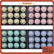 YUJINX 12PCS Hanging Baubles, Reusable Textured  Christmas Tree Baubles, Elegant Multi Color Embosse