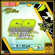 Motorcycle Sticker 69 GTERR GANK Aistore78
