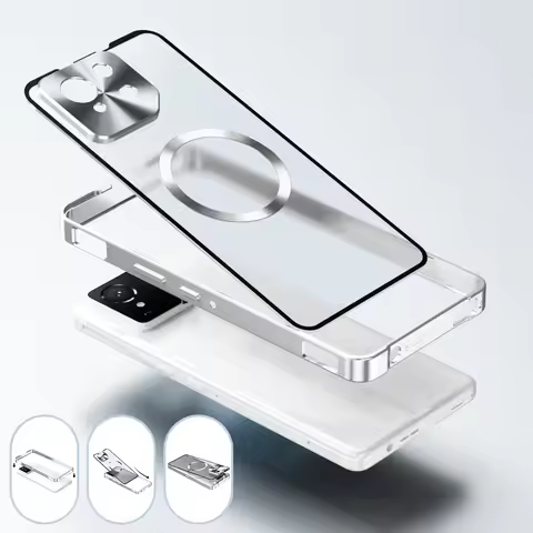 Push Pull Matte PC Hard Shockproof Case For Asus ROG Phone 9 8 Pro Phone9 Phone8 Pro FE Magnetic Wir