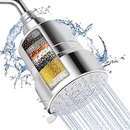 Granarbol Filtered Shower Head, 3 Modes High-Pressure ShowerHead, 15 Stage Shower Filter for Hard Water Removes Chlorine and Harmful Substances - Showerhead Filter High Output