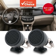 500W Mini Dome Tweeter Speaker Pair - 12V Car Audio Accessories with High Efficiency  Sepasang Pembe