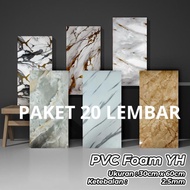 Paket 20 Lembar Wallpaper Dinding Kamar Aesthetic / Wallpaper Dinding / Karpet Vinyl Lantai / Foam