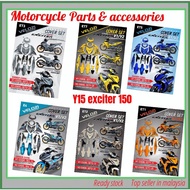 Velozi Cover set y15 exciter150 body set sticker tanam clear coverset exciter thai