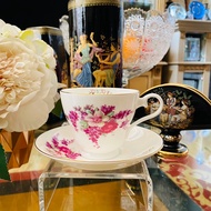 Tea Cup Saucer Aynsley England Month September Luxurious Beautiful