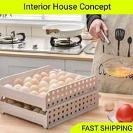 Egg Storage Box Plastic Egg Rack 2 Stacking Eggs Holder
