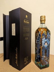 Johnnie Walker Blue Label Hong Kong Limited Edition Design Bottle No. +852 0062 (Limited to 10,000)