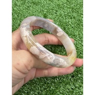 61mm Sakura agate bangle