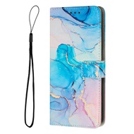 For Samsung S26FE A27 S26Ultra A57 S25Ultra S24FE S24Plus Water Ripple Marble Pattern Magnetic Flip 