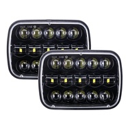 OVOVS DOT approved rectangular 12V LED Headlight 7X6 Led Headlight Drl for jeep cherokee xj