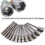 <Hot-MRBUNNYB> 100mm Long 6mm-19mm Hexagon Nut Driver Drill Bit Socket Wrench Extension Sleeve❀