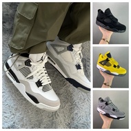 High-quality Shoes aj4 Men's Shoes White Cement Men's Women's Basketball Shoes Actual Combat Outdoor