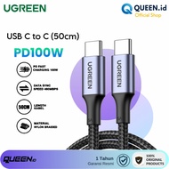 Ugreen USB Charger Data Cable TYPE C To C PD 5A 100W 50cm QC 4.0 20478