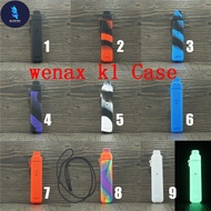 BF Free lanyard Texture Case for Wenax K1 Kit 16W  silicone Cover Sleeve rubber wrap Skin Shield dec