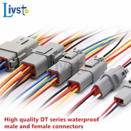 1 Pcs Deutsch DT connector with 15cm Wiring harness DT06-2S/DT04-2P 2P 3P 4P 6P 8P 12P waterproof el
