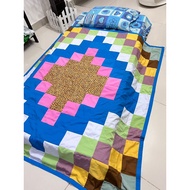 手工制作百家被 D3| Homemade Patchwork Single Blanket | Newborn Baby Blanket | 160x180cm X 1 PIECE