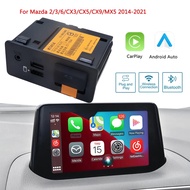 Mazda Carplay and Android Auto Retrofit Kit, TK78-66-9U0C OEM Hub Fits to MZD Connect System, 00008F