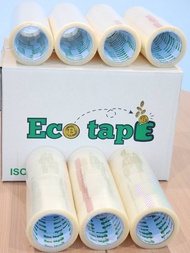 เทปใส/น้ำตาล 2”นิ้ว [1 กล่อง Dragon ถูกสุดในไทย] 72 ม้วน 40 Mic ไมครอน 100 หลา 1 ลัง Pack 72 Clear/B