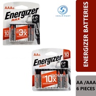 Energizer MAX AA / AAA Battery, 6s