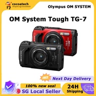 Olympus OM System Tough TG-7 Red Underwater Camera Waterproof /Freeze Proof /High Resolution Bright 