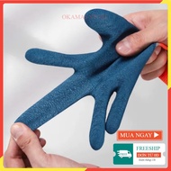 Combo of 6 12 24 Abrasion-Resistant Rubber Tire Gloves for Labor Protection, safe and reusable many 