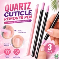 Quartz Cuticle Remover Cuticle Pusher Pen End Cuticle Tool Dead Skin Remover Nail Art Pen