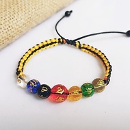 Tibetan Mantra Stone Bracelet 7 Colors Good Luck