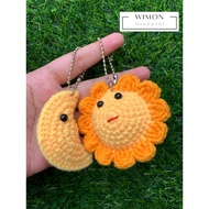 Set Sky|Yarn Keychain Bag