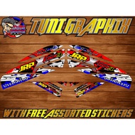 EURO 150 DAAN HARI JRP X DAENG FULL TANK DECAL v2 Sticker Motor