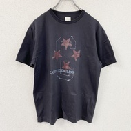 Calvin Klein Jeans短袖印花 T 卹，灰色，L 碼，古著。
