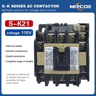 คอนแทคเตอร์แม่เหล็ก SK ขนาด 10A ถึง 95A รองรับแรงดัน 110V 220V 380V หมายเลขชิ้นส่วน S-K10 S-K11 S-K1