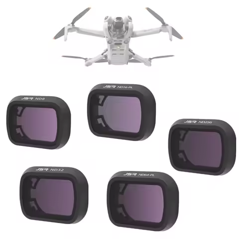Glass ND8 ND16 ND32 ND64 ND256 ND1000 ND Filter Neutral Density Protector Cap for DJI Mini 4 Pro Min