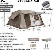 Glamping Tent - Self-expanding camping tent for 8-10 people - Village 13 and - mount peak
