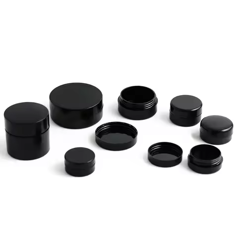 12 x Travel Small 1g 2g 3g 5g 10g 20g jars Pot Box Makeup Nail Art Cosmetic Bead Storage Container M