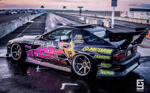 1/10 On Road Drift Flat 4KRC hpi RS4 Spirit Rei Silvia S13 Body stickers 3R yomoko Tamiya TT01 TT02 