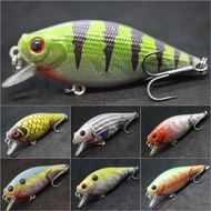 wLure Crankbait Fishing Lure 6.5cm 7.4g Flat Body Wide Wobbler Musky Bait Floating Tank Tested Hard 