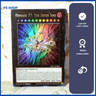 [FS Yugioh] Genuine Yugioh Card Number 77: The Seven Sins - Silver Ultra Rare
