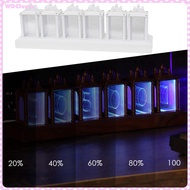 WDClever Nixie Tube Clock สร้างสรรค์นาฬิกาตั้งโต๊ะ RGB สำหรับของตกแต่งภายในบ้านบนโต๊ะห้องนอน