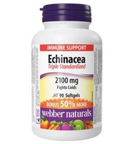 webber naturals有機紫錐花精華 Echinacea Triple Standardized 2100mg 90粒