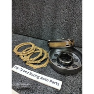 COMBO SET SUZUKI GSX110/FX110/FD110HEAVY DUTY AUTO CLUTCH HOUSING + AUTO CLUTCH SHOE+CLUTCH PLATE