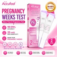 ACCUFAST Pregnancy Test with Weeks Indicator HCG Early Detection Home Test Kit 1-2 2-3 3-4 Weeks