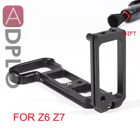 ADPLO Z6 Camera L-Bracket for Nikon Z6 & for Nikon Z7 Camera w/ Arca-Type Quick Release plate for ve