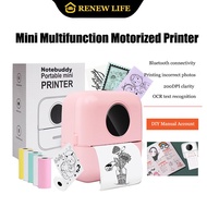Mini Portable Thermal Printer Photo Printer Wireless Android IOS Phone Picture Pocket Printer Labels Sticker Gift