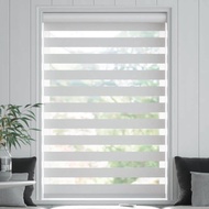 blind curtain=langsir sliding door= 3 PANEL WINDOW ZEBRA BLINDS Bidai zebra tingkap 3 panel Bidai Ti